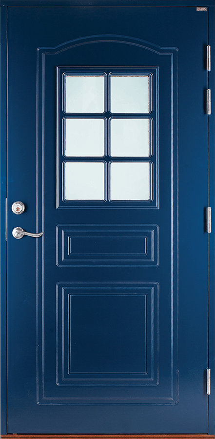 Sjötorp-blå-villa Sjötorp dörr